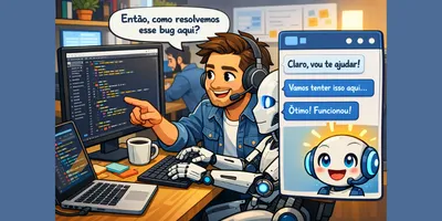 Trabalhando em par com LLM (IA)