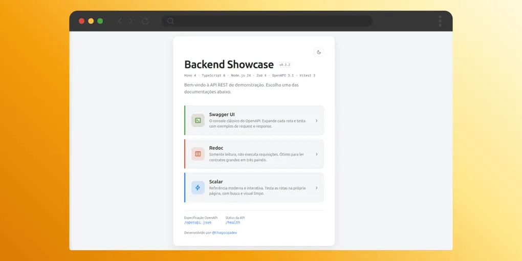 Backend Showcase