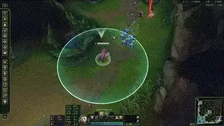 Jinx atirando em modo teamfight