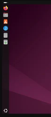 Ubuntu dock lateral padrão no GNOME